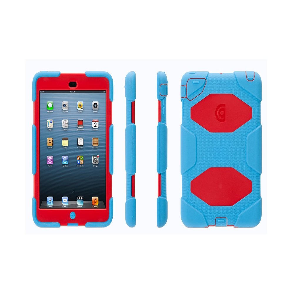 Blue/Red Survivor Case for iPad mini