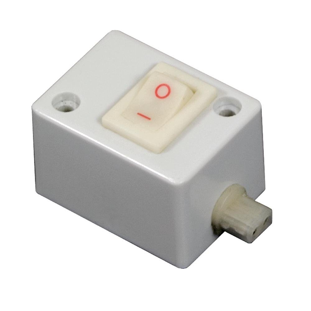 Jesco Lighting S601-SW Accessory - 1.63" Switch Box with On/Off Switch, White Finish