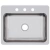 Elkay DSESR127223 Dayton Single Bowl Dual Mount Stainless Steel Sink view 1
