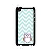 Owl Mint Chevron iPod Touch 4 Case - For iPod Touch 4 4G - Designer Plastic Snap on Case view 1
