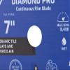 Century Drill & Tool 75458 Diamond Continuous Rim Blade, 7" view 2