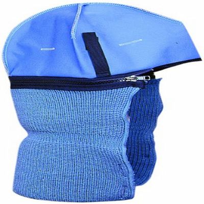 Mutual 72700 #44 Tundra Twill Cap Hard Hat Winter Liner, Fleece Lining, Postman Blue