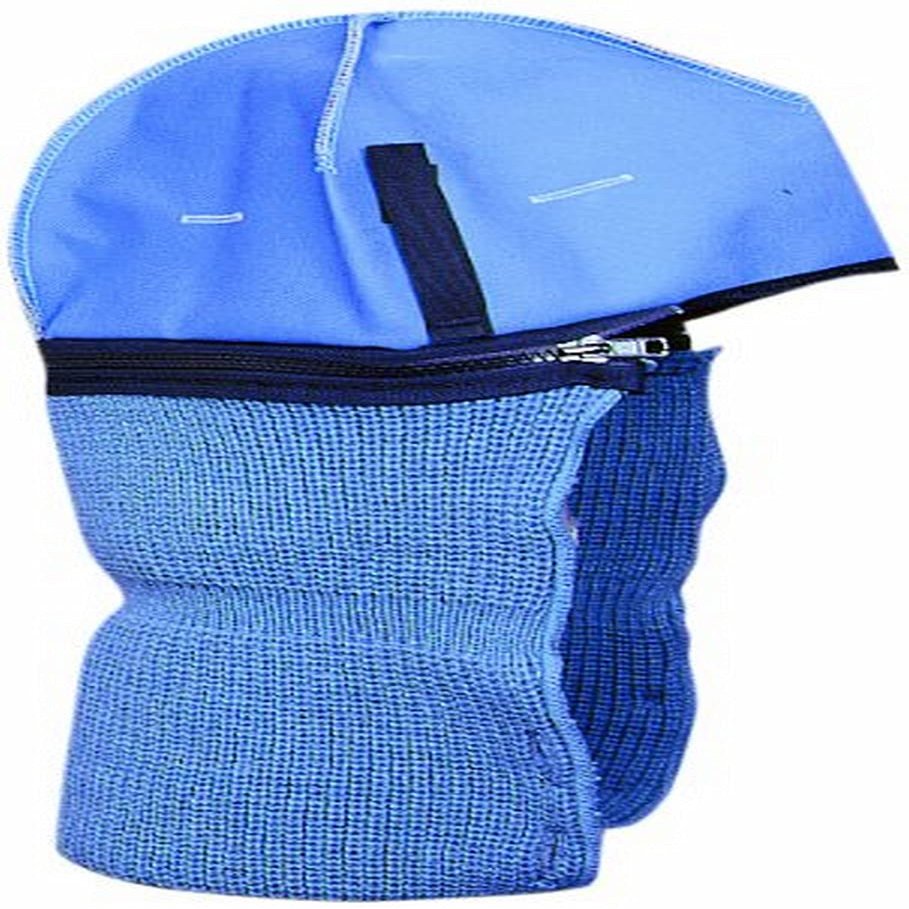 Mutual 72700 #44 Tundra Twill Cap Hard Hat Winter Liner, Fleece Lining, Postman Blue