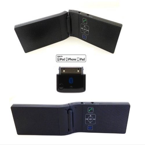 KOKKIA i10_Plus_2M10s: Multi-Stream i10 Bluetooth Transmitter Compatible with 30-pin iPod Plus 2 Pocket M10 Bluetooth Stereo Speakers (Music and Voice).