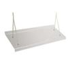 Cal-Mil Plastic Sneezeguard 72'' Suspended Type Single Face 778-S view 1