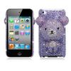 Luxury Full Diamond Case For Apple iPod Touch 4th Generation - Extra Large, Bear, Purple view 1