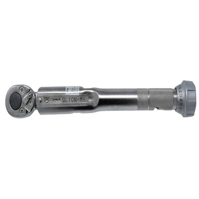 Tohnichi Adjustable Torque Wrench QL10N-MH (2-10 Nm), Gray, Metal