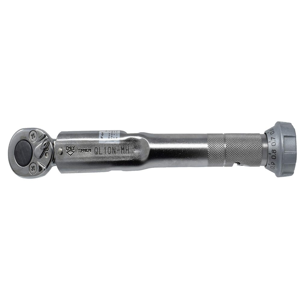 Tohnichi Adjustable Torque Wrench QL10N-MH (2-10 Nm), Gray, Metal