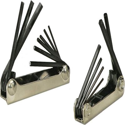 EKLIND 26160 Fold-up Hex Key allen wrench & TORX star Key Combo- Inch / MM (2 sets 16pc)