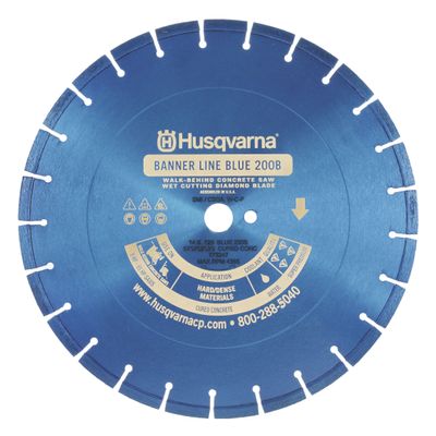Husqvarna 542751032 Banner Line (14 125 1DP BLUE 200B) - Diamond Blade