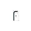 EKLIND 15166 1 1/8 Inch Short Series Hex-L Key allen wrench view 1
