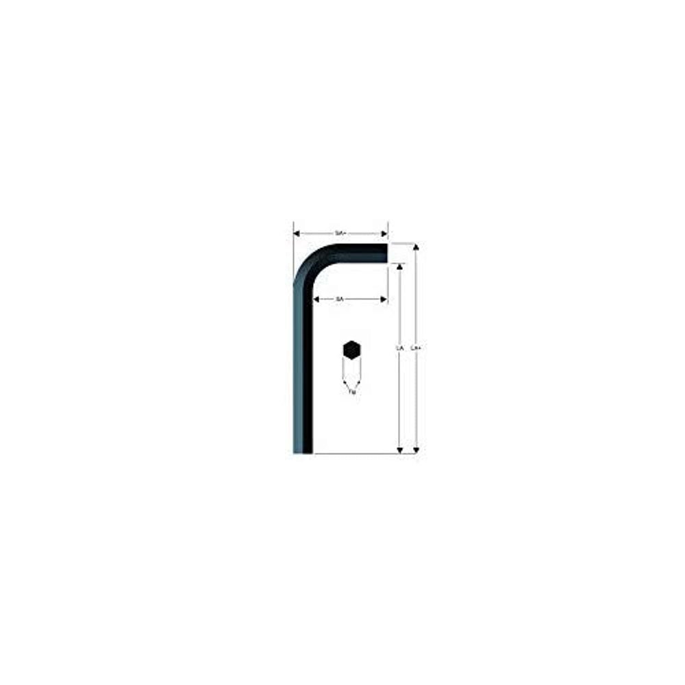 EKLIND 15168 1 1/4 Inch Short Series Hex-L Key allen wrench