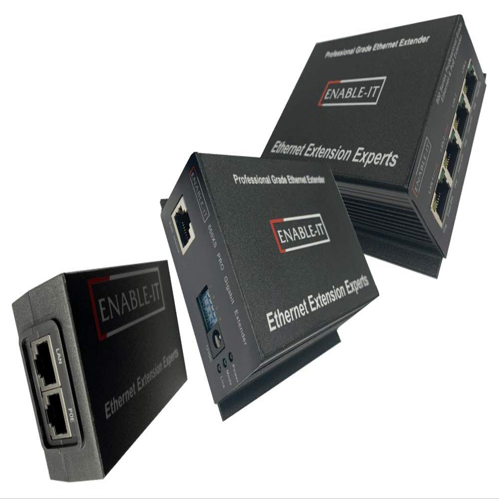 865XS PRO PoE Ethernet Extender Kit 4-Port
