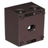 Sigma Engineered Solutions 14251BR Weatherproof 1/2" 4 Hole 1-Gang Box, BR view 3