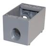 Sigma Engineered Solutions 14253 Weatherproof 3/4" 4 Hole 1-Gang Box, Gray view 4