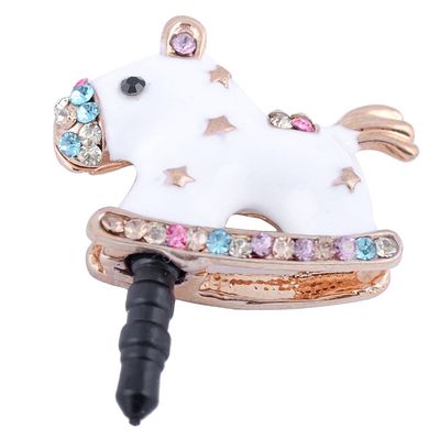 Mallofusa Crystal Metal Koala Anti Dust Plug Stopper/Ear Cap/Cell Phone Charms for Apple iPhone6 6s,Samsung Galaxy S3 S4 Note3 Note 2,HTC and Other 3.5mm Earphone Jack Phones