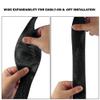 1/8 Inch Clean Cut Braided Cable Sleeve-Black-25 Feet view 2