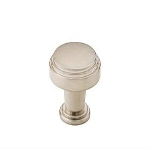Newport Round Knob Finish: Satin Nickel, Size: 1.63" H x 1.63" W x 1.5" D