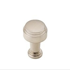 Newport Round Knob Finish: Satin Nickel, Size: 1.63" H x 1.63" W x 1.5" D