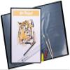 Tiger 40 A2 Pocket Presentation Display Book - Black view 2