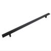Schmidt Spiele Black Cabinet Handle Bar Pull with 18-5/8 Hole to Hole Spacing c view 1