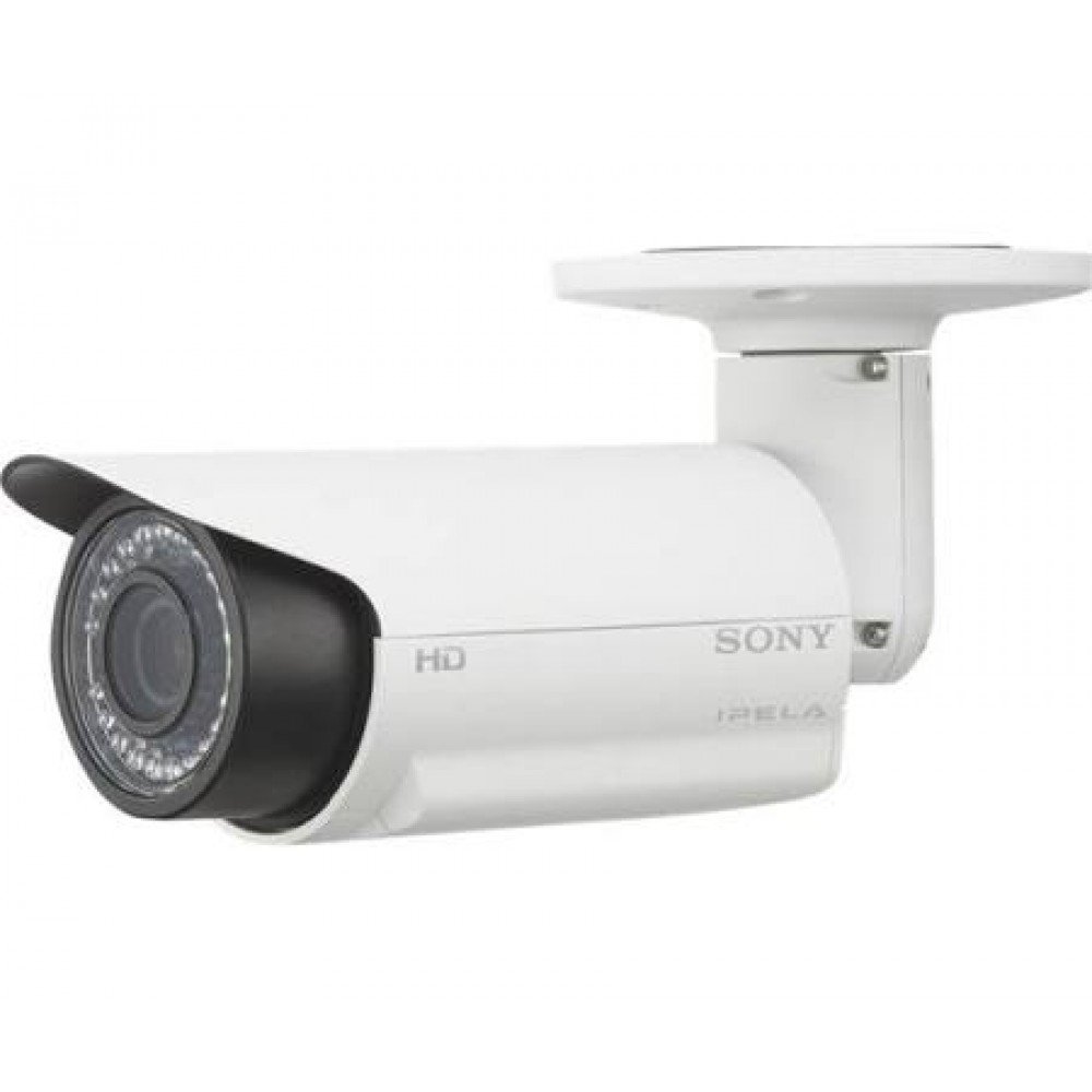 Network 720p HD / 1.3 Megapixel Bullet Camera with IR Illuminator, IP66, JPEG/MPEG-4/H.264 Dual Streaming, Day/Night and PoE.