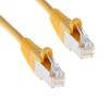 CablesAndKits - Shielded (STP) Cat5e Ethernet Cable, Booted, Jacket: PVC (CM), 7 ft, Yellow, Pure Copper, RJ45 Computer & Networking Patch Cord view 1