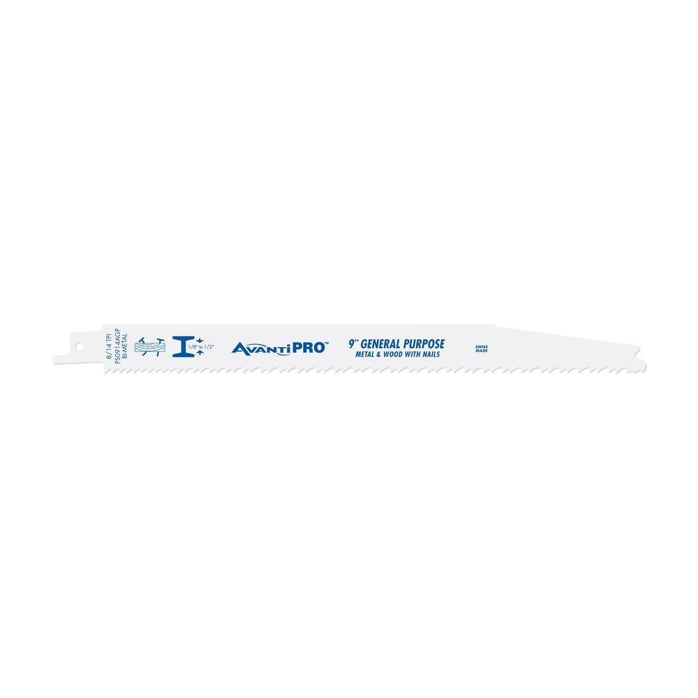 Wood and Metal Reciprocating Saw Blades, 10-Pack