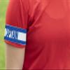 Kwik Goal International Captain's Armband, Royal view 2