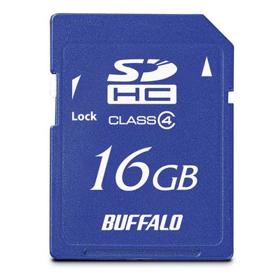 Buffalo Class 4 SDHC Card 16GB RSDC-S16GC4B