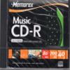 MEMOREX MUSIC CD-R RECORDABLE BLACK AUDIO COMPACT DISC view 1