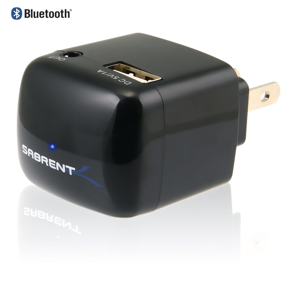 Sabrent Bluetooth Wireless Adapter for Home Stereo, Portable Speakers, Headphones And any other 3.5mm Audio input Device (BT-AUDIO)