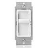 Leviton SureSlide Dimmer Switch for Dimmable LED, Halogen and Incandescent Bulbs, 6672-1LW, White view 1