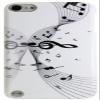 Exian iPod Touch 5 Case Musical Notes view 1