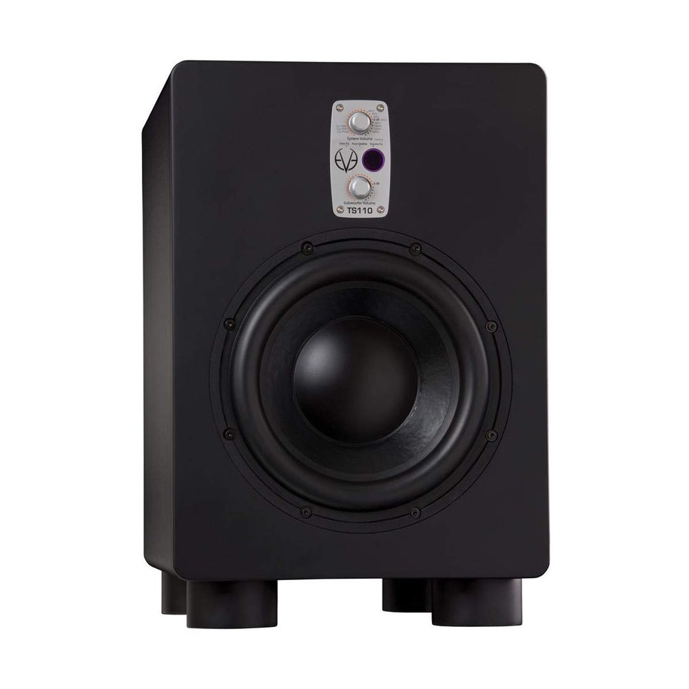 EVE Audio TS110 10-Inch Active Subwoofer with Passive Radiator, 28 to 300 Hz Frequency Range and 108 dB Maximum Sound Pressure Level