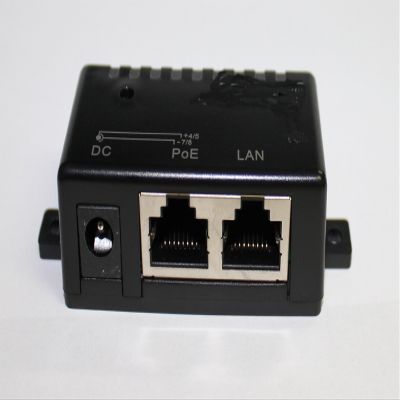 Ezdiyworld-2pcsxPoE Splitter, PoE Injector, 2port RJ45, 1port DC 5.5mm*2.1mm Input