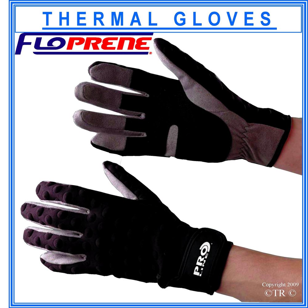 Floprene Thermal Gloves - Black - X.Large