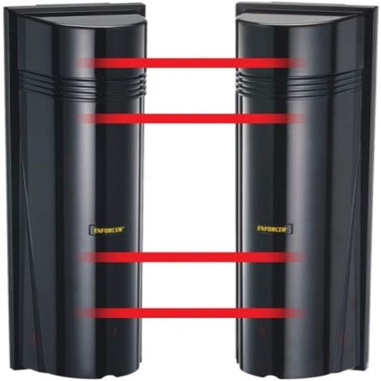 Seco-Larm Enforcer Quad Photobeam Detectors, 330-660 Ft. Range (E-964-Q330Q)