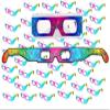 50 Pairs - Ships Flat - Prism Diffraction 3D Fireworks Glasses - For Laser Shows, Raves view 1