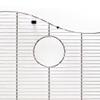 Franke Gravity 27-inch x 16.5-inch Stainless Steel Bottom Sink Protection Grid, FBBG2716 view 2
