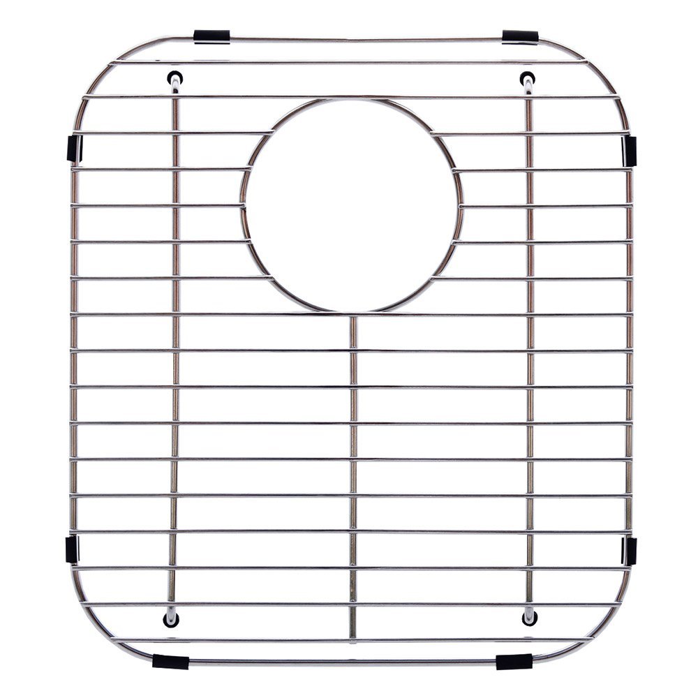 Franke Sink Protection Grid in Stainless Steel with Rear Drain, FGD75, 13.125" x 11.625" x 1.25"