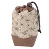 Amazon Original ETSUMI ETM-9518 Lens Case, Rafine Beige, Floral Pattern view 1
