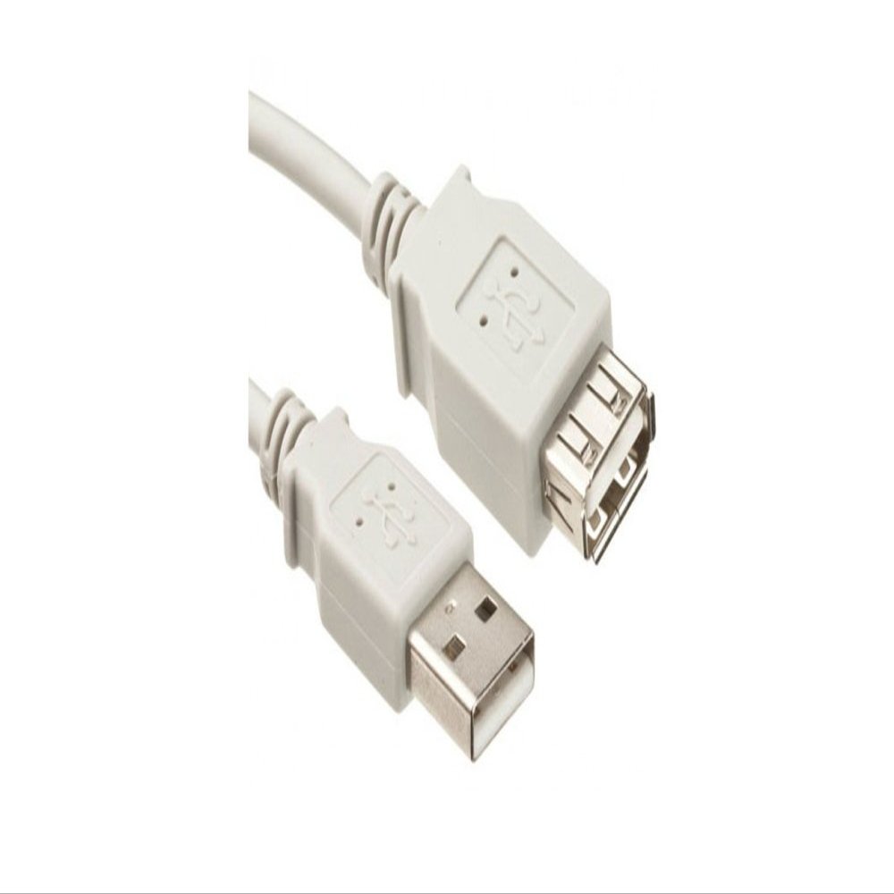 10-Feet USB 2.0 A Male to A Female Extension Cable for iPod/iPhone/iPad - White (CNE75587)