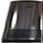 Crimson AV E7 Fixed Length Extension Column, Black, 7' Drop Length, 800lb Weight Capacity, 1"x2" Cable Outlet Opening fits VGA Connector Post-Installation