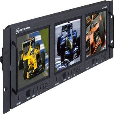 CoolTouch Monitors RX-563AL : 2 Composite Video Inputs with Passive Loop-outputs and 1 Analog Audio per Screen
