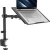 VIVO Single Laptop Notebook Desk Mount Stand, Fully Adjustable Extension with C-clamp, Fits up to 17 inch Laptops, Black, STAND-V001L view 1