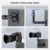 ARKON Mounts - Camera Wall Mount Robust Aluminum Construction Easy Installation Precision adjustments to capture any angle Great security camera mount for CCTV cameras, camcorders, and more view 4