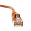 CableWholesale Cat5e Ethernet Cable, 24AWG, RJ45 Gold Plate Connector, ETL, 4 Pair Stranded Copper, Snagless Boot Unshielded Twisted Pair (UTP) Internet Network Patch Cable, 6 Foot, Orange view 4