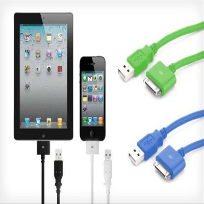 10' USB Sync + Charging Cable- Green