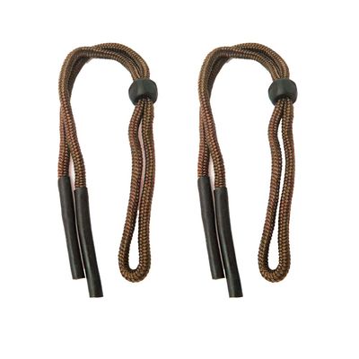 2 Universal Fit Rope Eyewear Retainer Sunglass Cord Brown Eye Glass Holder Strap Eye Glasses Holder Strap Brown Sunglasses Straps Cords for Men Women Kids Eyeglass Holders Around Neck Eyewear String